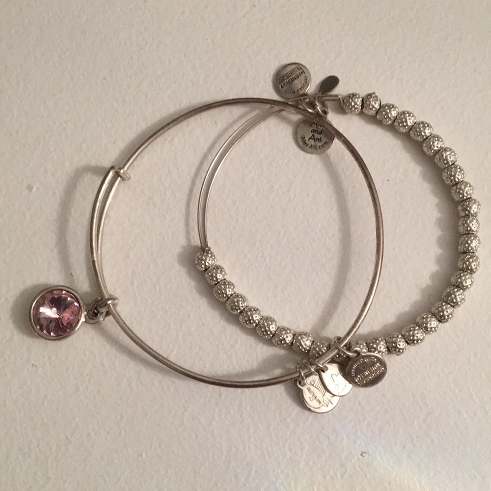 Two alix and ani bracelets